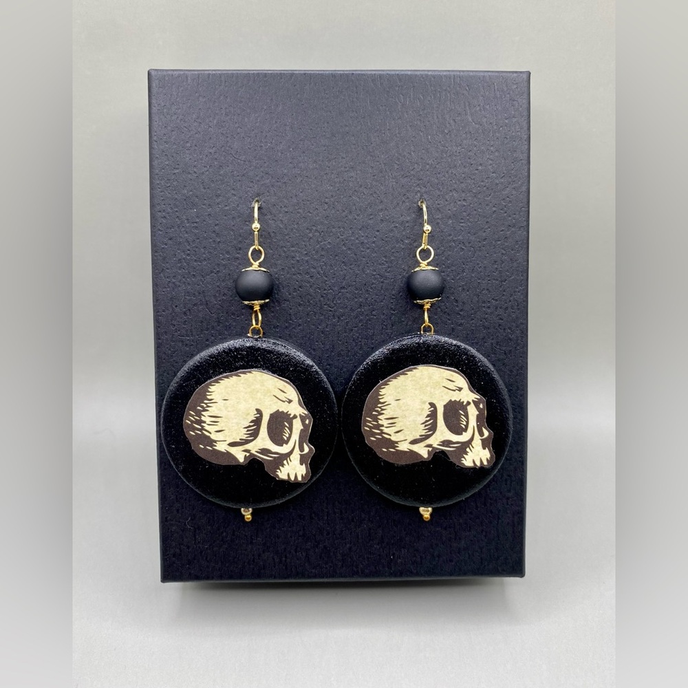 🖤💀Goth Skull Earrings
